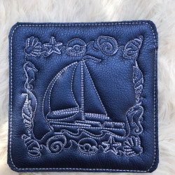 Stickdatei - Quiltblock Segelboot